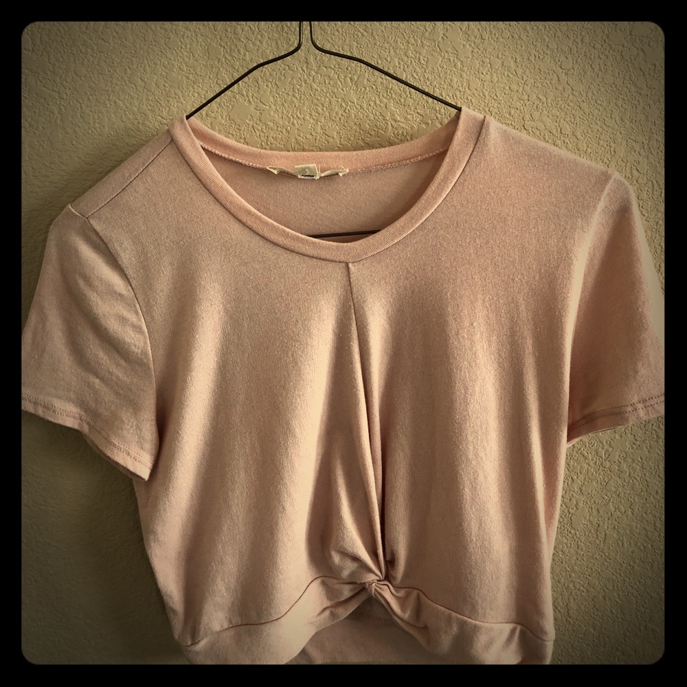 La Hearts Blush Crop Top